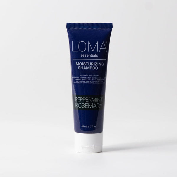 Bottle of Loma Healthy Scalp Shampoo 3oz