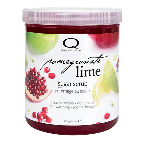Bottle of  Smart Spa Pomegranate Lime Sugar Scrub 