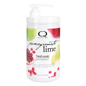 Bottle of  Smart Spa Pomegranate Lime Fresh Soak 