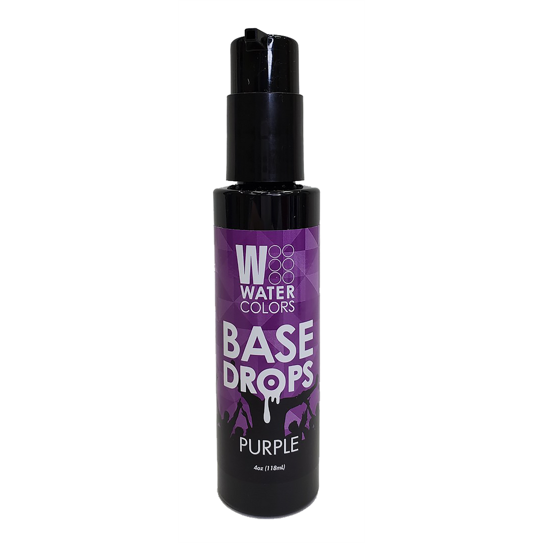 Bottle of Tressa Watercolors Purple Base Drops 4oz