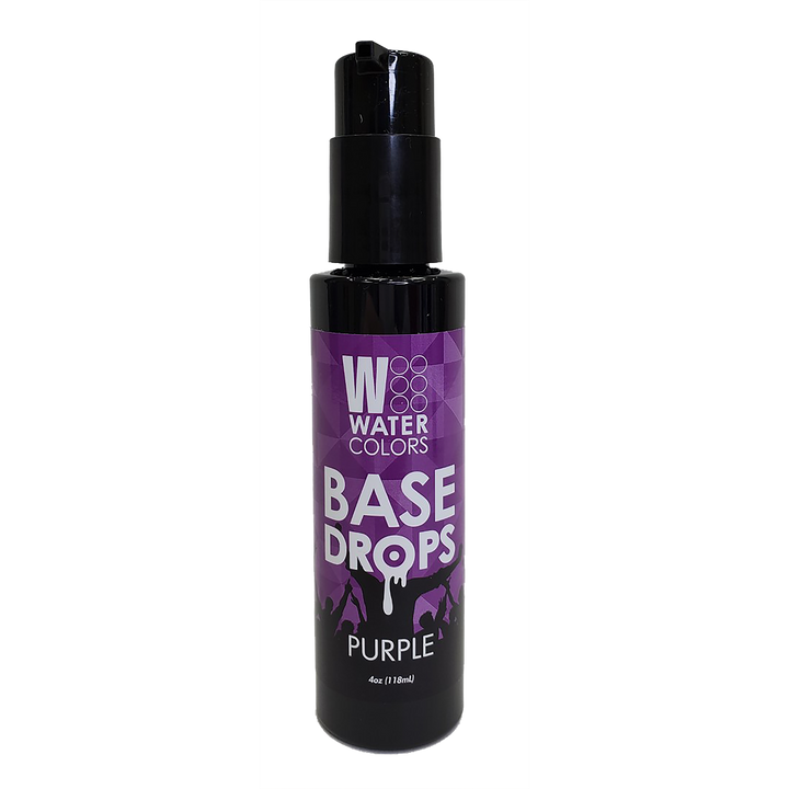 Bottle of Tressa Watercolors Purple Base Drops 4oz