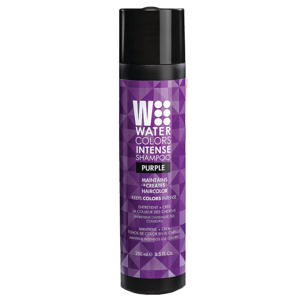 Bottle of Tressa Water Colors Intense Shampoo Purple 8.5oz