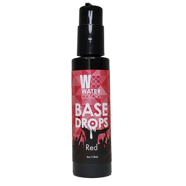 Bottle of Tressa Watercolors Red Base Drops 4oz