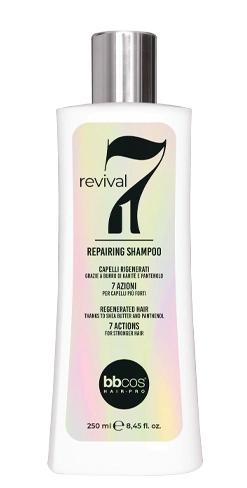 Bottle of BBCOS  Revival 7 in 1 Repairing Shampoo 250ml