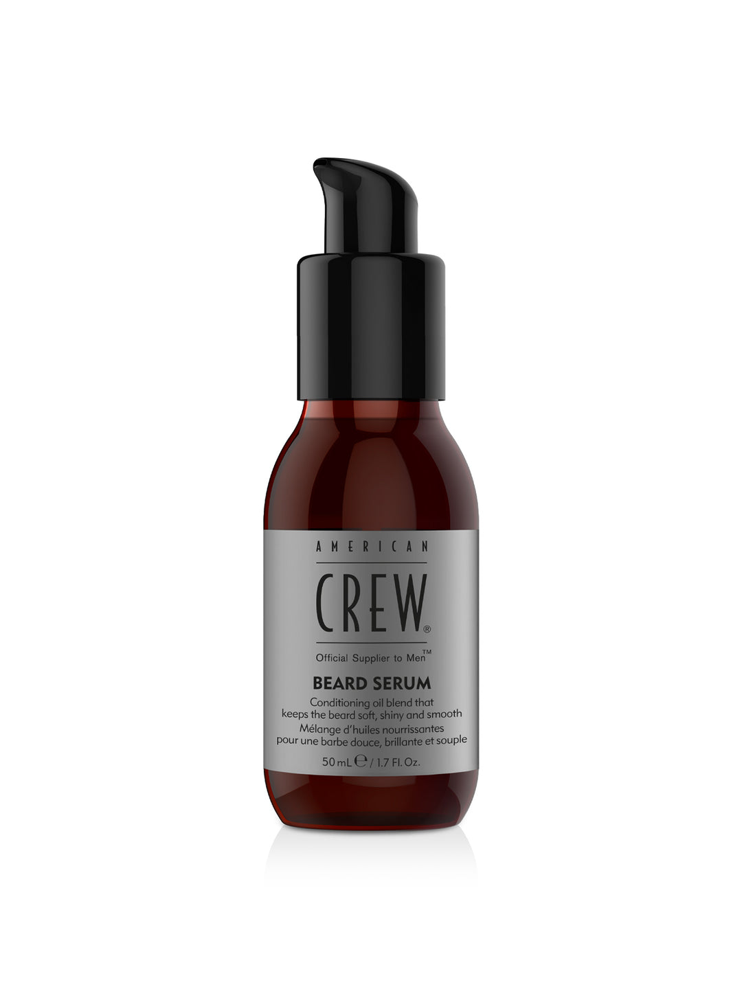Bottle of American Crew Beard Serum 1.7 oz