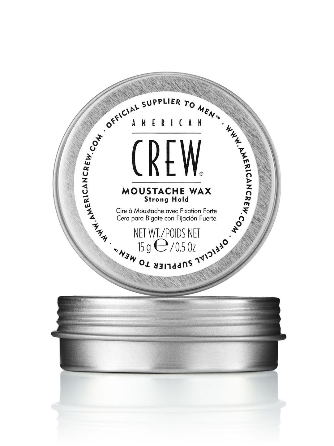 Bottle of American Crew Moustache Wax 0.5 oz