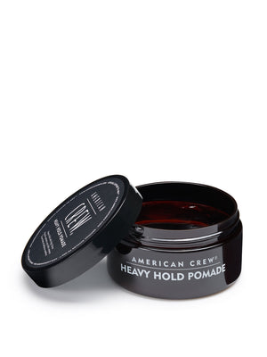 Bottle of American Crew Heavy Hold Pomade 3 oz
