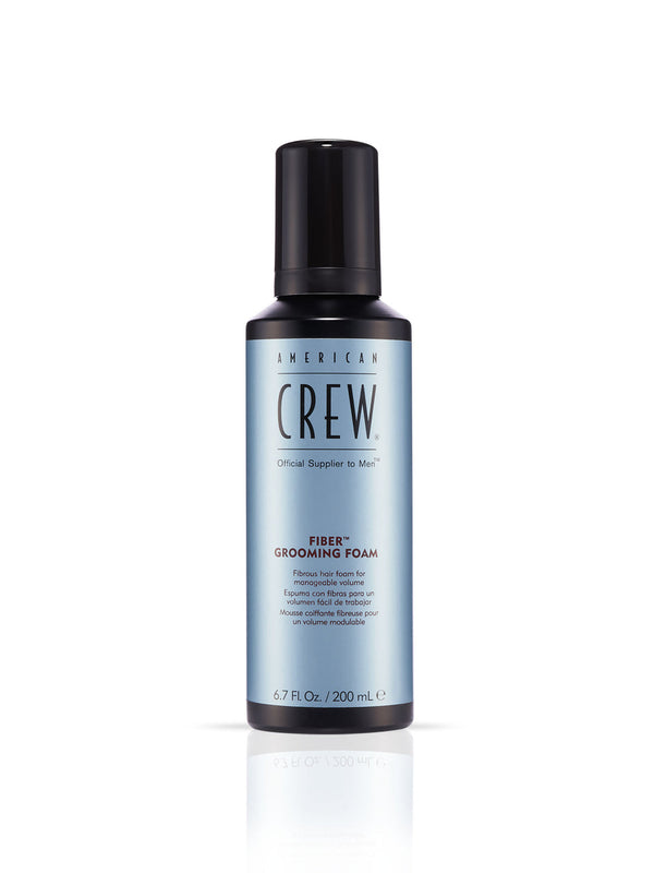 Bottle of American Crew Fiber Grooming Foam 6.7 oz