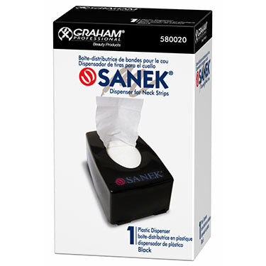 Package of Graham Beauty Sanek Neck Strip Dispenser