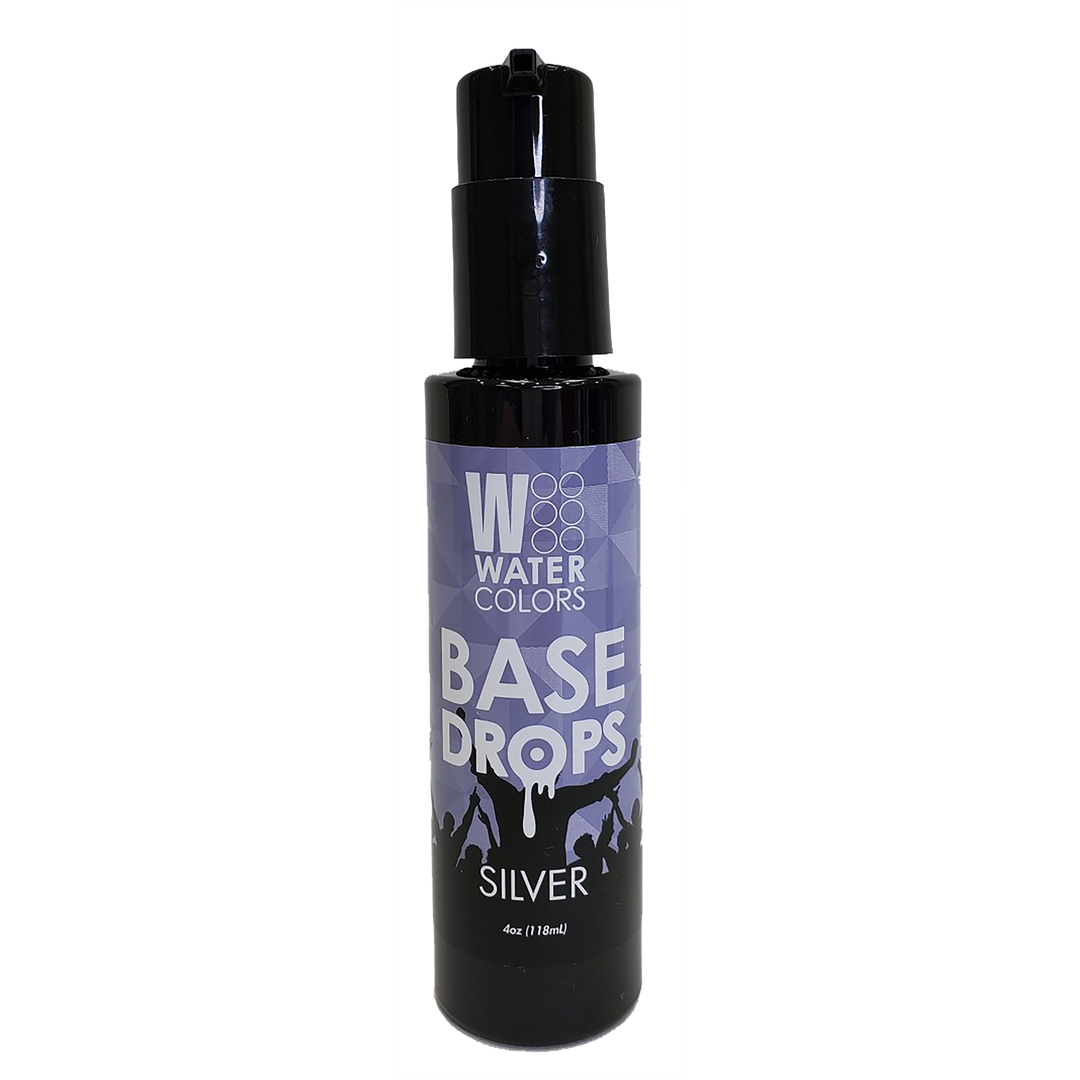 Bottle of Tressa Watercolors Silver Base Drops 4oz