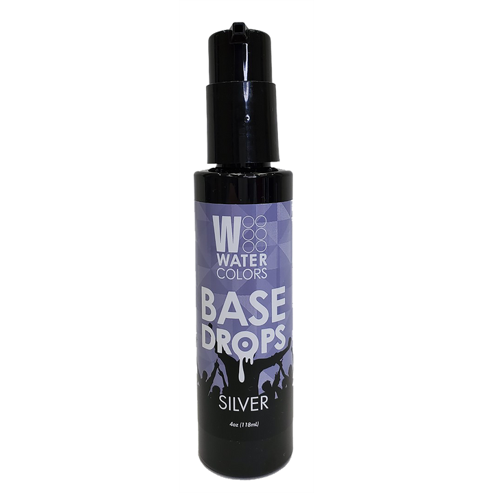 Bottle of Tressa Watercolors Silver Base Drops 4oz