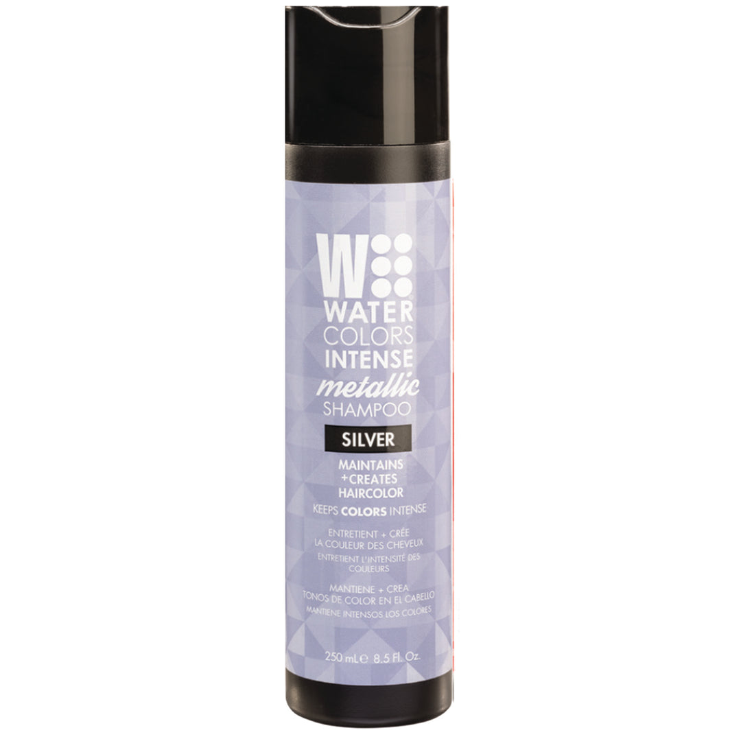 Bottle of Tressa Water Colors  Intense Metallic Shampoo Silver 8.5oz
