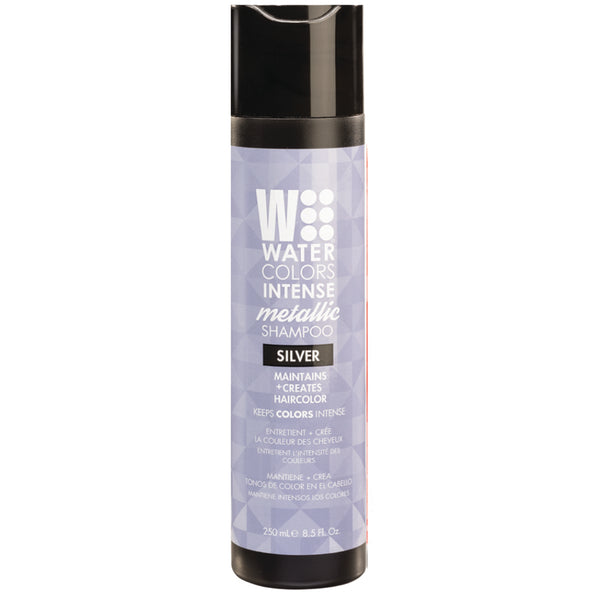 Bottle of Tressa Water Colors  Intense Metallic Shampoo Silver 8.5oz