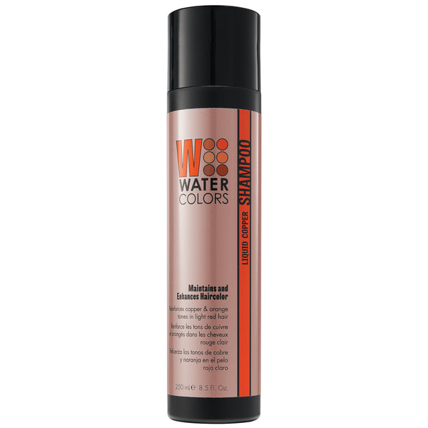 Bottle of Tressa Water Colors Maintenance Shampoo Liquid Copper 8.5oz