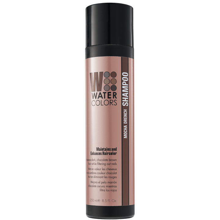 Bottle of Tressa Water Colors Maintenance Shampoo Mocha Drench 8.5oz