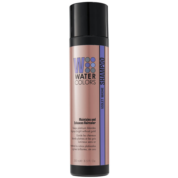 Bottle of Tressa Water Colors Maintenance Shampoo Violet Wash 8.5oz