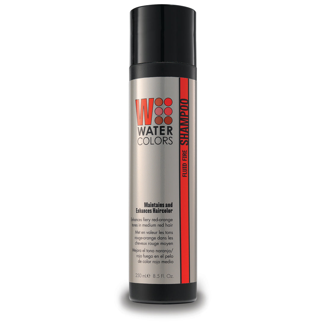Bottle of Tressa Water Colors Maintenance Shampoo Fluid Fire 8.5oz