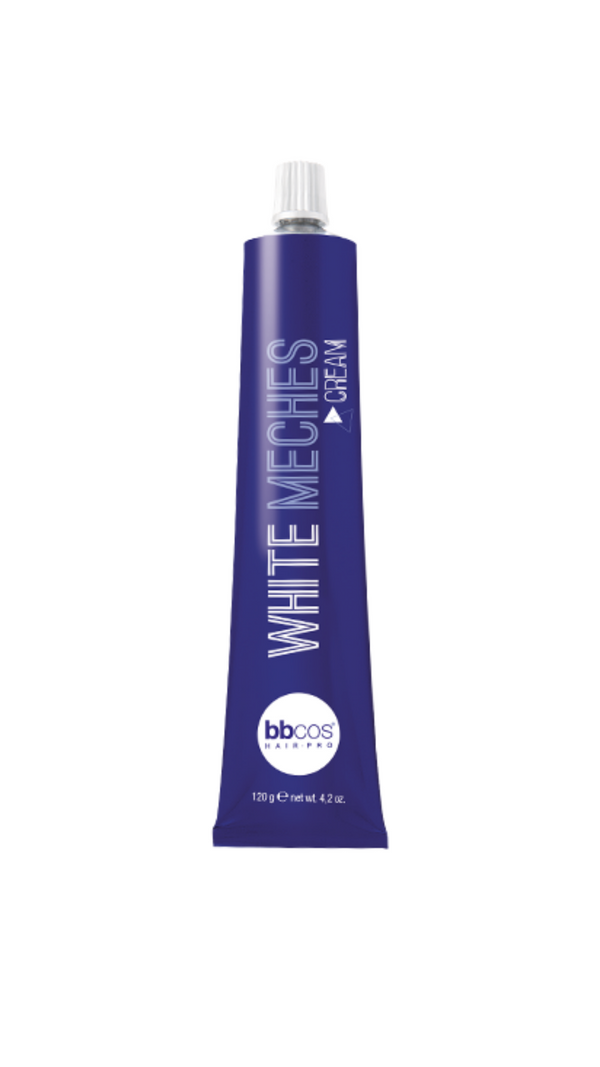 Bottle of BBCOS  White Meches Cream Lightener