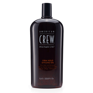 Bottle of American Crew Firm Hold Styling Gel 33.8 oz