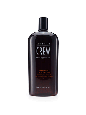 Bottle of American Crew Firm Hold Styling Gel 33.8 oz