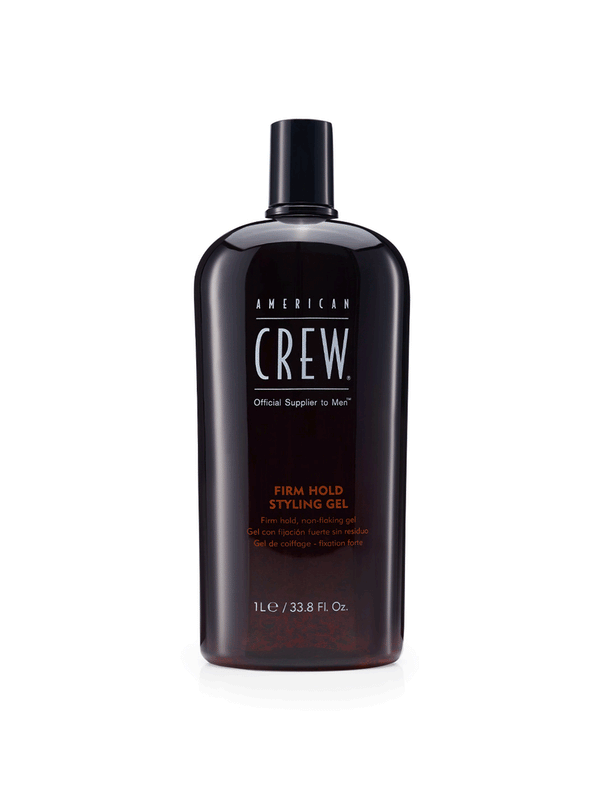 Bottle of American Crew Firm Hold Styling Gel 33.8 oz