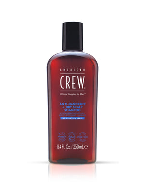 Bottle of American Crew Anti Dandruff & Dry Scalp Shampoo 8.4 fl oz