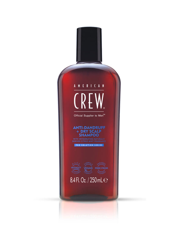 Bottle of American Crew Anti Dandruff & Dry Scalp Shampoo 8.4 fl oz
