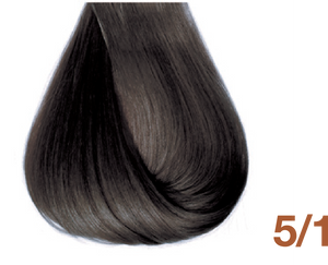 Bottle of BBCOS  Innovations Hair Color 5/1 Ash Light Brown