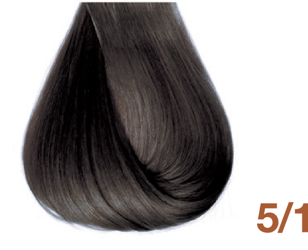 Bottle of BBCOS  Innovations Hair Color 5/1 Ash Light Brown