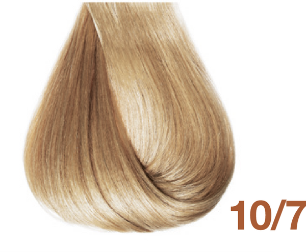 Bottle of BBCOS  Innovations Hair Color 10/7 Lightest Beige Blonde