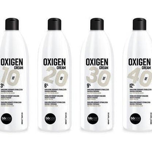 Bottle of BBCOS Earthia Color Oxygen Cream 10 Volume