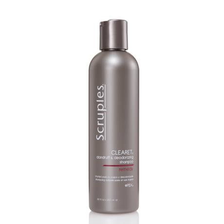 Bottle of Scruples Clearet Dandruff & Deodorizing Shampoo 8.5oz