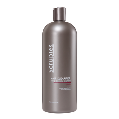 Bottle of Scruples Hair Clearifier Deep Cleansing Shampoo 33.8oz