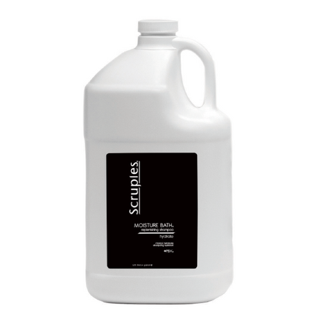 Bottle of Scruples Moisture Bath Replenishing Shampoo Gallon