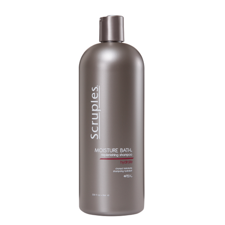 Bottle of Scruples Moisture Bath Replenishing Shampoo 33.8oz