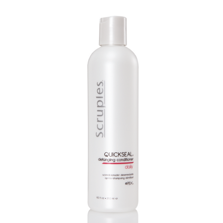 Bottle of Scruples Quickseal Detangling Conditioner 8.5oz