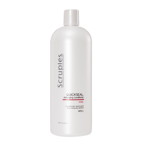 Bottle of Scruples Quickseal Detangling Conditioner 33.8oz