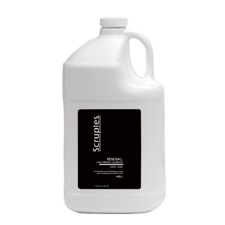Bottle of Scruples Renewal Color Retention Conditioner Gallon
