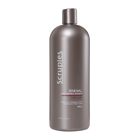 Bottle of Scruples Renewal Color Retention Shampoo 33.8oz