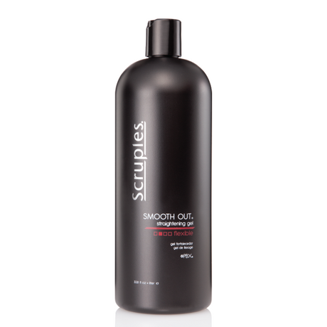 Bottle of Scruples Smooth Out Straightening Gel 33.8oz