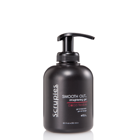 Bottle of Scruples Smooth Out Straightening Gel 8.5oz