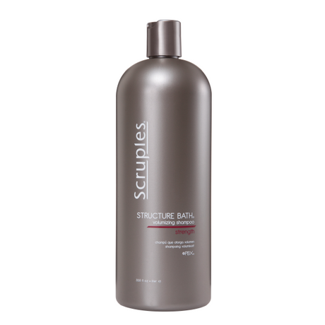 Bottle of Scruples Structure Bath Volumizing Shampoo 33.8oz