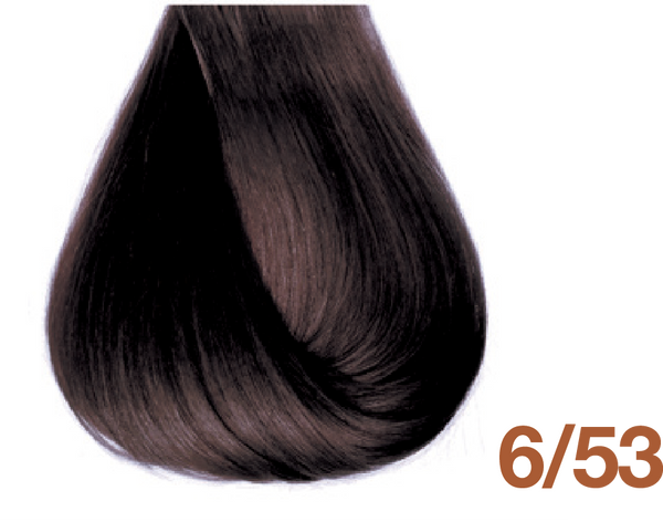 Bottle of BBCOS  Innovations Hair Color 6/53 Dark Mahogany Golden Blonde