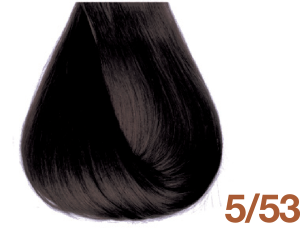 Bottle of BBCOS  Innovations Hair Color 5/53 Light Mahogany Golden Brown