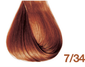 Bottle of BBCOS  Innovations Hair Color 7/34 Golden Copper Blonde