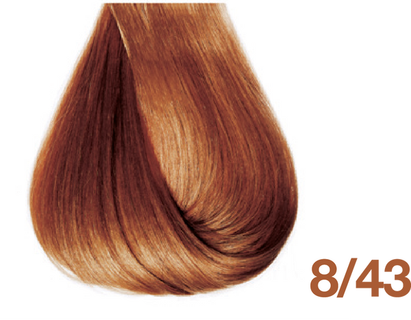 Bottle of BBCOS  Innovations Hair Color 8/43 Copper Golden Light Blonde
