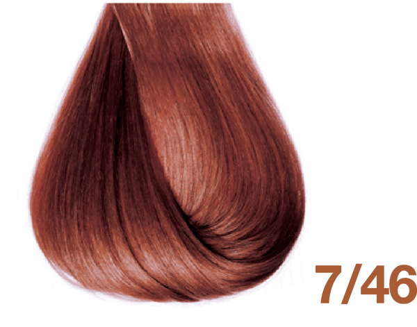 Bottle of BBCOS  Innovations Hair Color 7/46 Red Copper Blonde