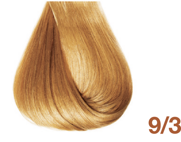 Bottle of BBCOS  Innovations Hair Color 9/3 Golden Very Light Blonde