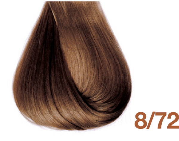 Bottle of BBCOS  Innovations Hair Color 8/72 Light Hazel