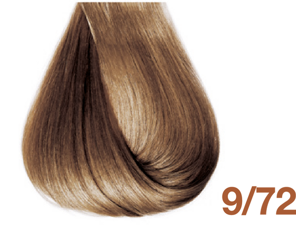 Bottle of BBCOS  Innovations Hair Color 9/72 Very Light Hazel